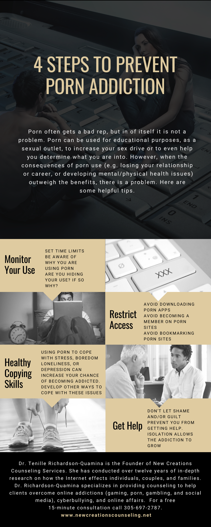 Benefits - Porn Addiction Prevention Tips - New Creations Counseling Services